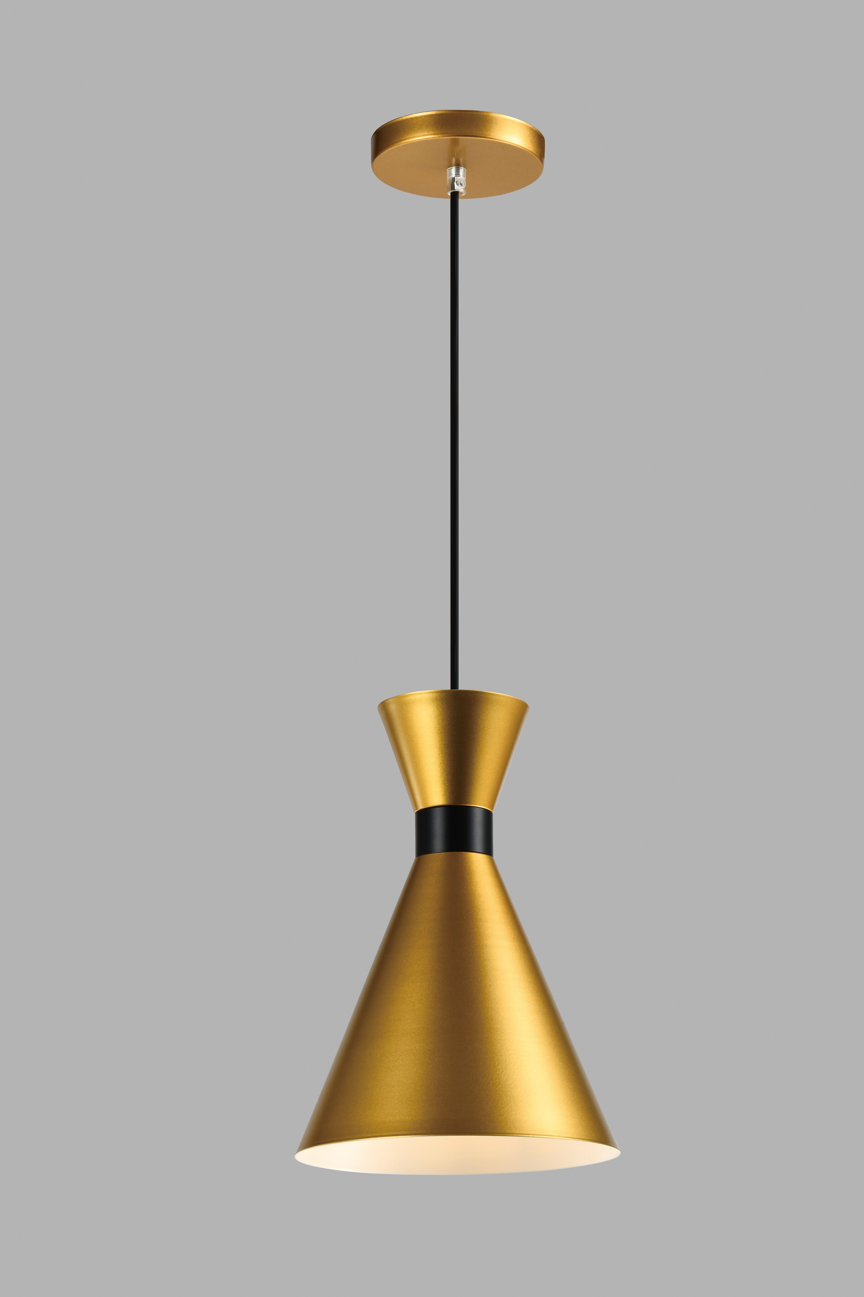 Светильник подвесной золото, черный V10445-1P Pesaro УТ000035526
