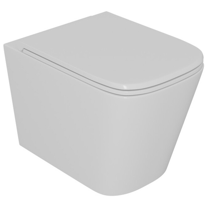 Унитаз подвесной безободковый белый D&K Quadro DT1516016