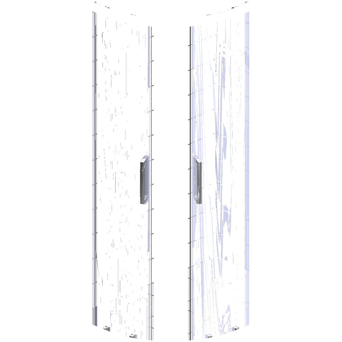 Душевой уголок 110х90 см хром глянец, прозрачное стекло Stworki "Лунд" - изображение 15