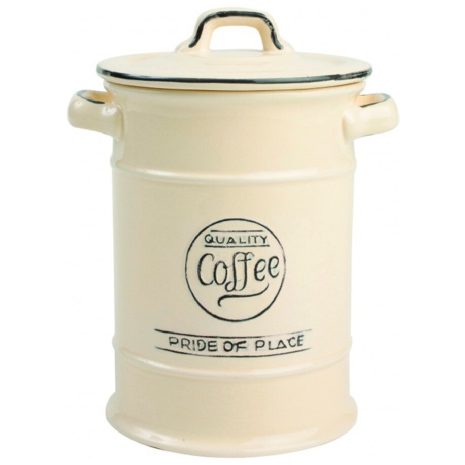 Емкость для хранения кофе керамическая 12х18 см кремовая Pride of Place