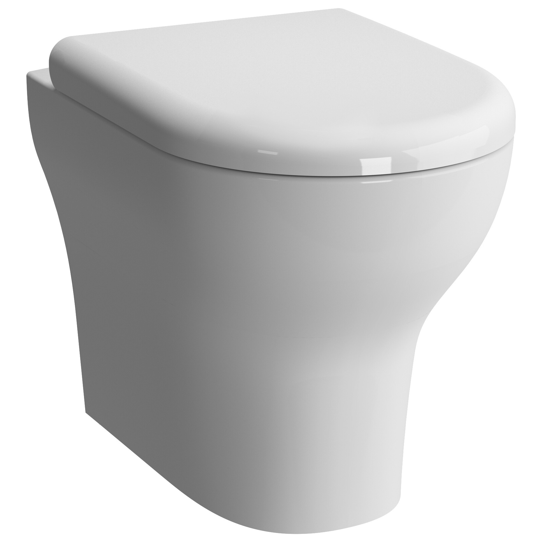 Унитаз приставной белый Vitra Zentrum 5788B003-0075