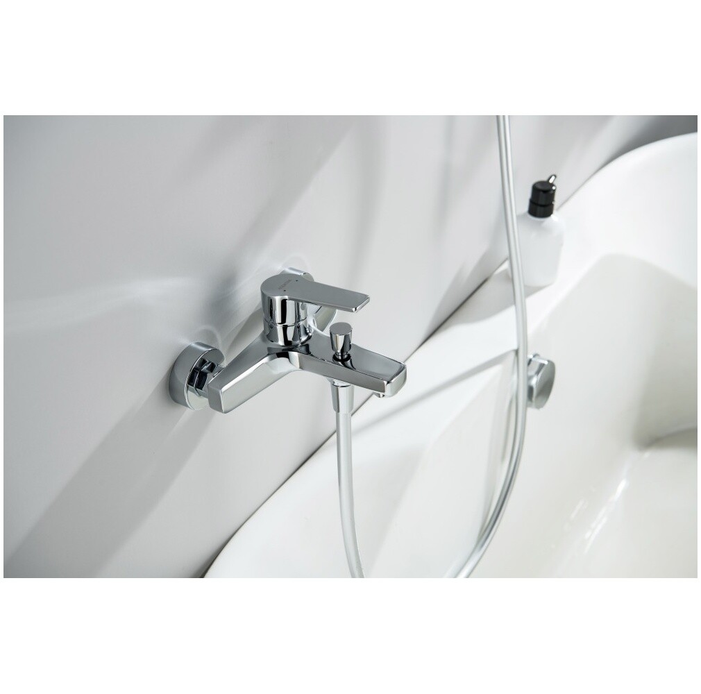 Душевая стойка со смесителем для ванны хром Aquatek "Лугано" AQ1748CR - изображение 11