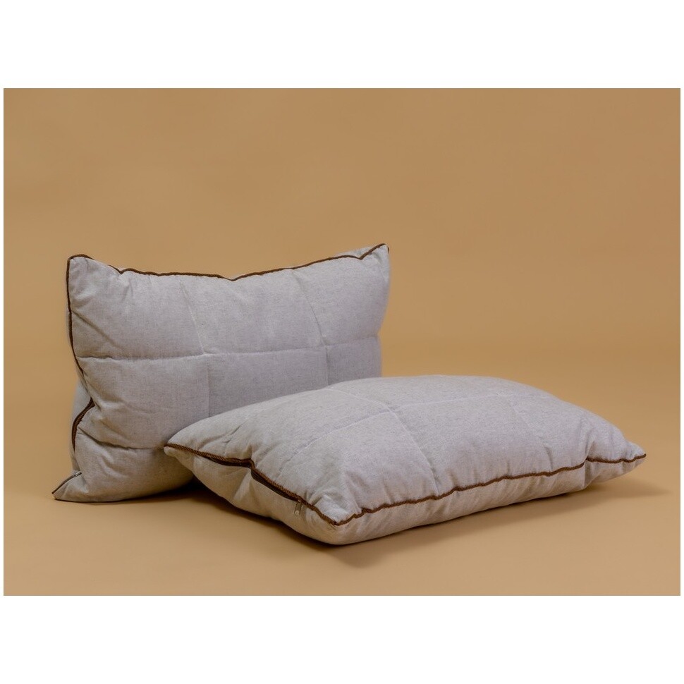 Подушка для сна 40х60 см бежевая Flora Mint Maxi