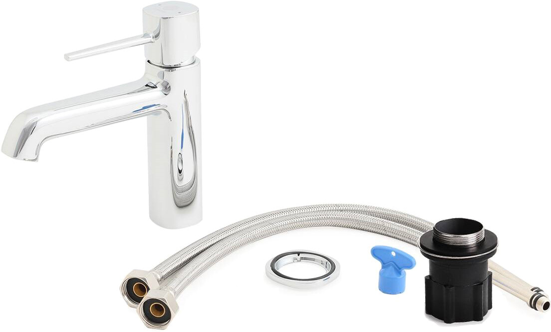 Смеситель для раковины однорычажный хром Stworki "Эстерсунд" ES-01cr - изображение 9