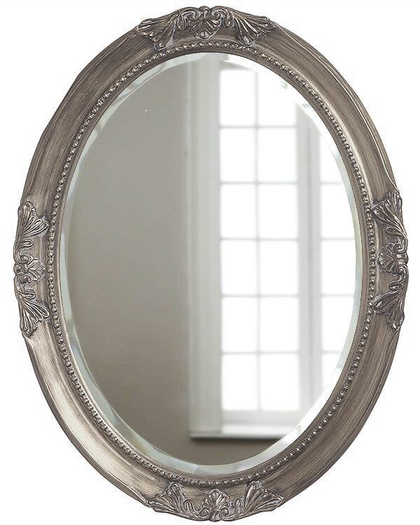 Зеркало овальное в серебряной раме Bellagio &quot;Миртл&quot;