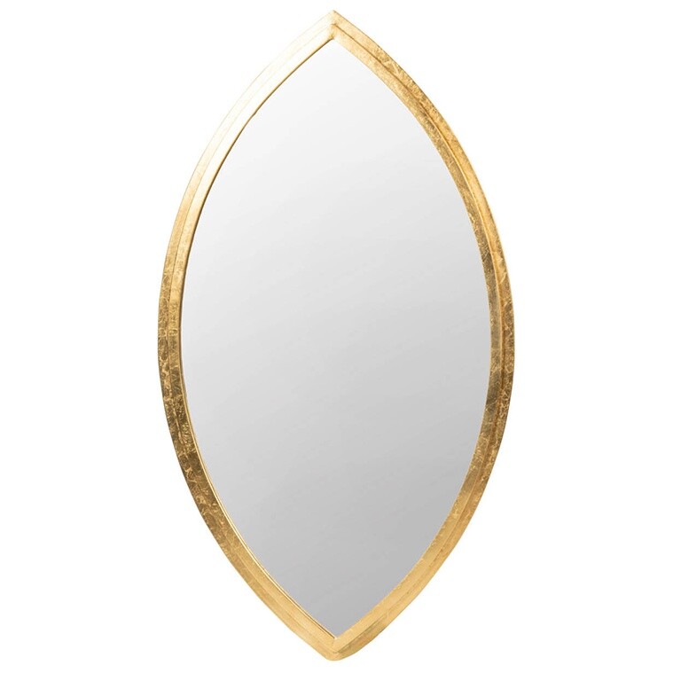 Зеркало настенное овальное 60х109см золото Glasar