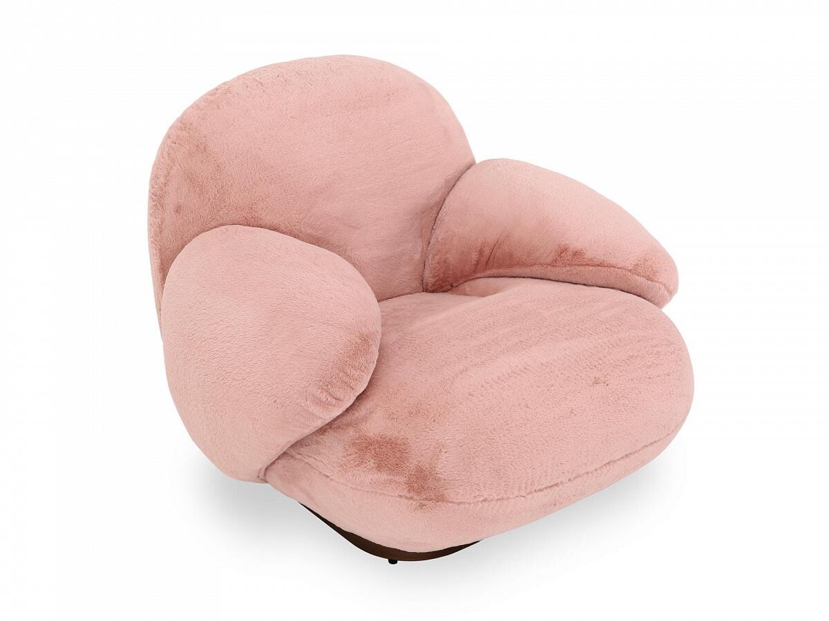 Кресло с мягким сиденьем розовое Flemming