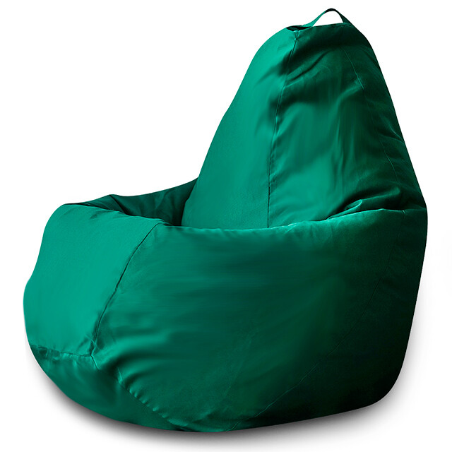 Кресло-мешок 2XL 135х95х95 см фьюжн зеленое &quot;Груша&quot;