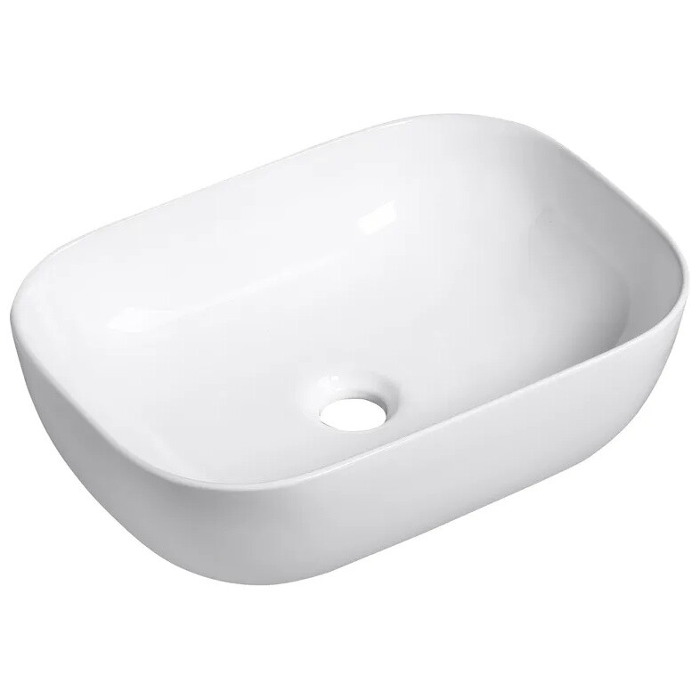 Раковина фарфоровая прямоугольная 40х51 см белая Cerutti SPA CR0078