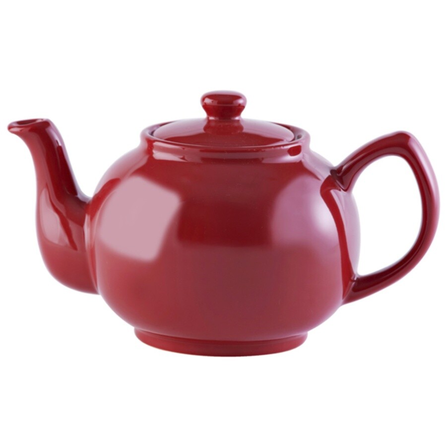 Чайник керамический заварочный 1,1 л красный Bright Colours