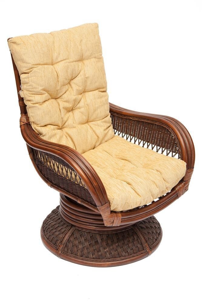 Кресло-качалка с подлокотниками античный орех Andrea Relax Medium