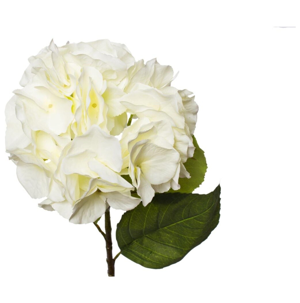 Искусственный цветок &quot;Гортензия&quot; белая 62см (12)