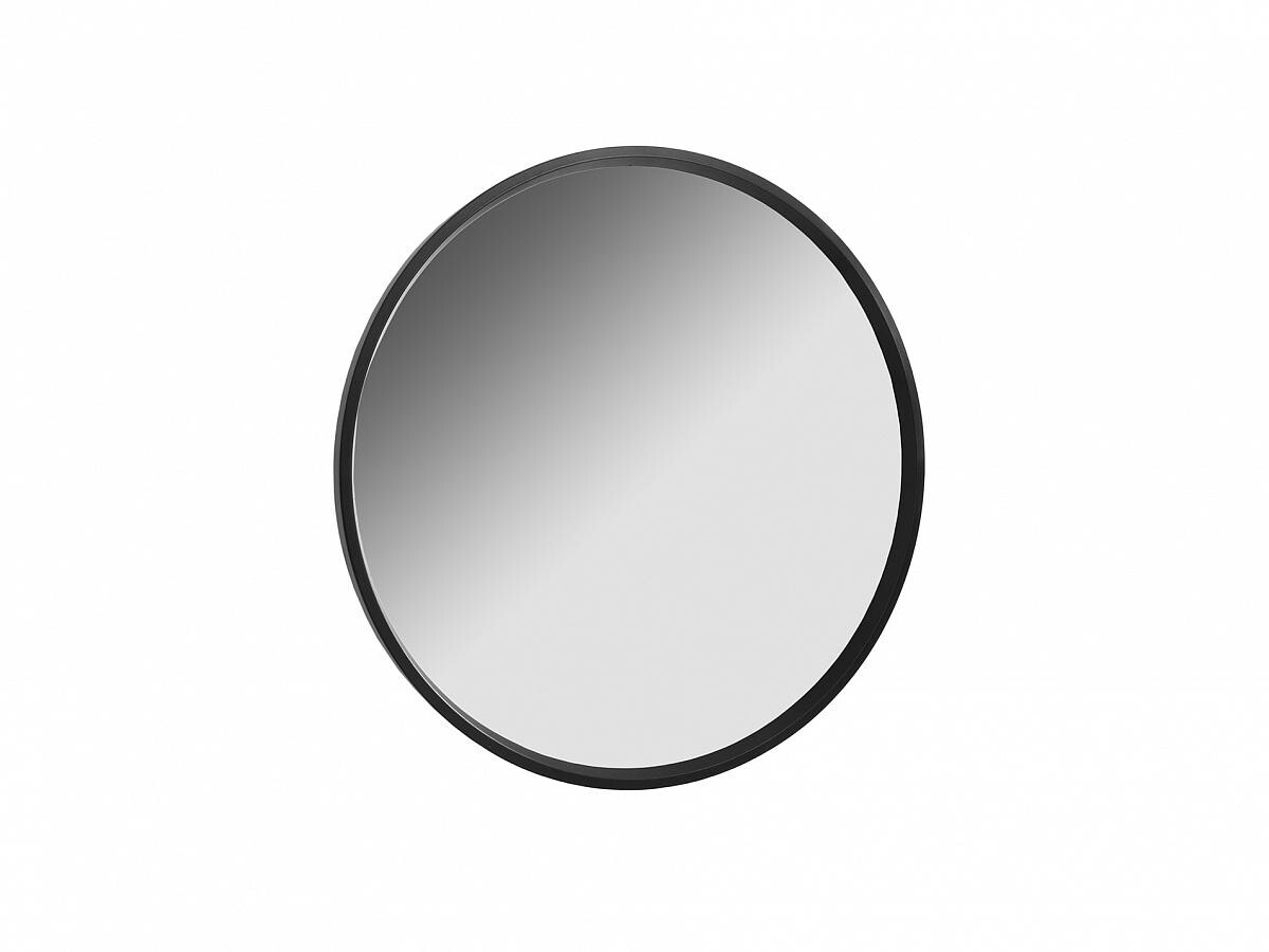 Зеркало настенное круглое черное Focus 400