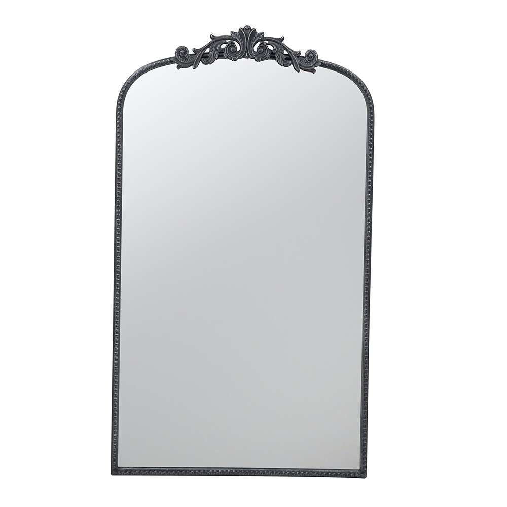 Зеркало настенное прямоугольное 61х106см черное Glasar