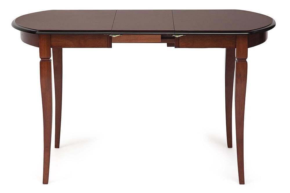 Обеденный стол раздвижной 100/129х75 см коричневый Modena