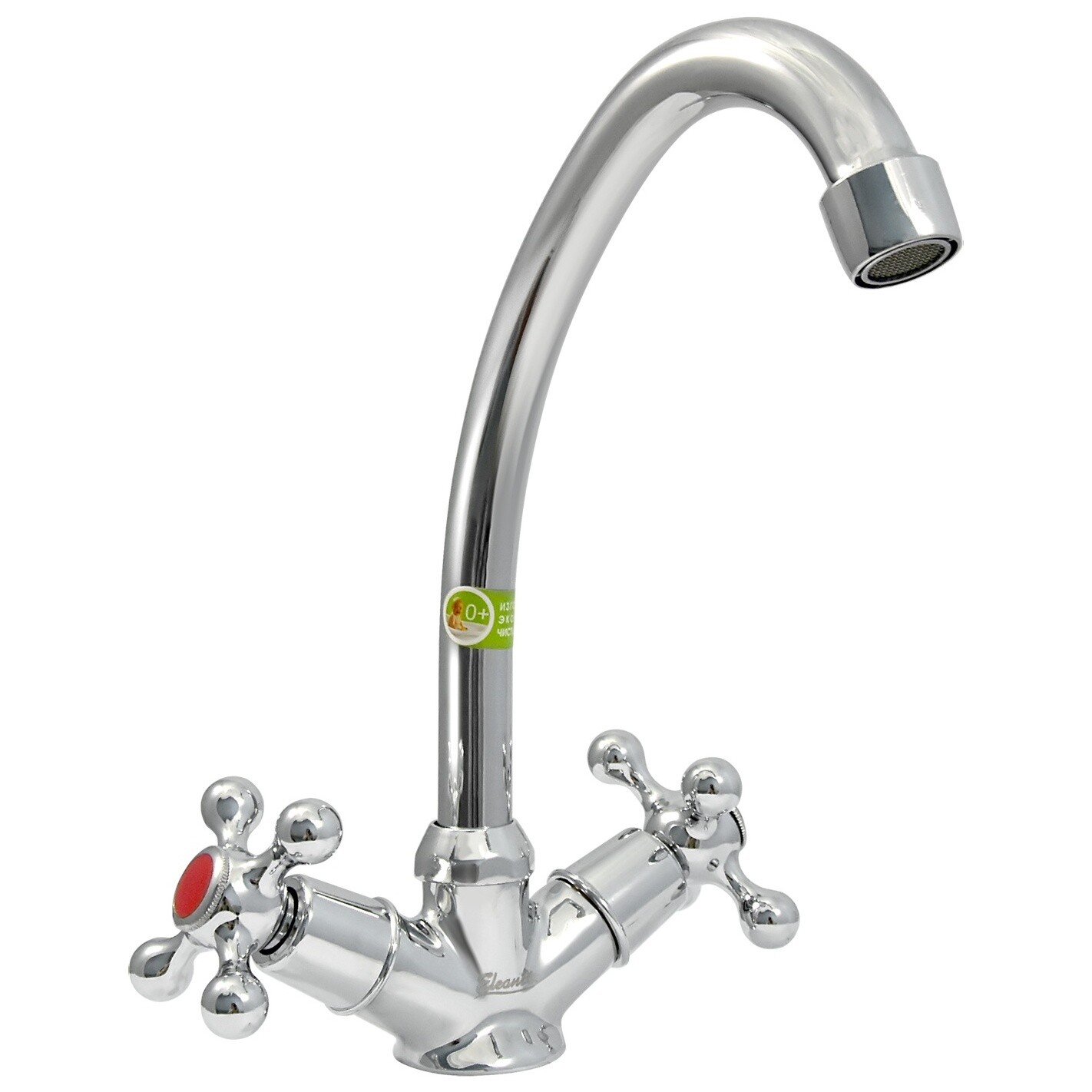 Смеситель для кухни двухвентильный хром Eleanti Opal ELT5010 0402.898