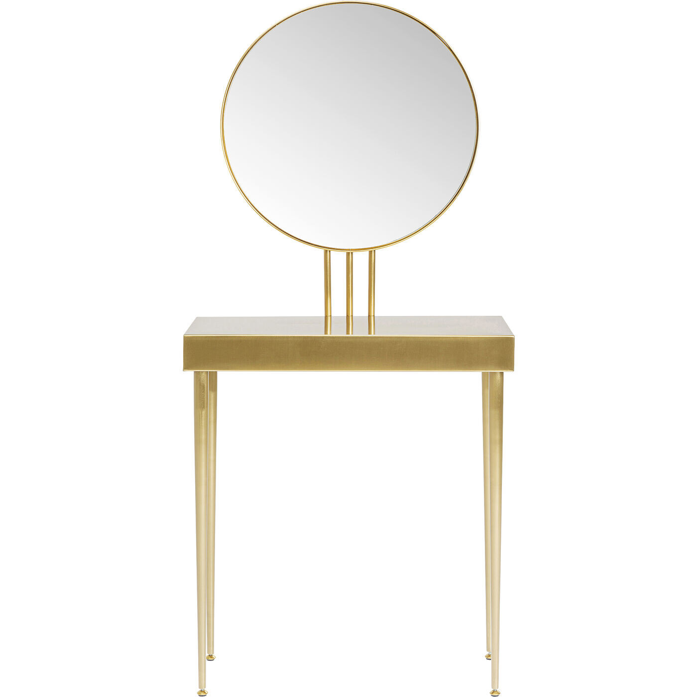 Консоль зеркальная золотая Art 84839