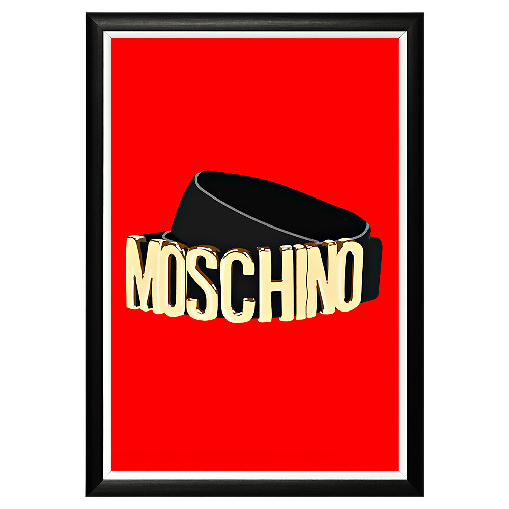 Арт-постер прямоугольный 46х66 см Moschino