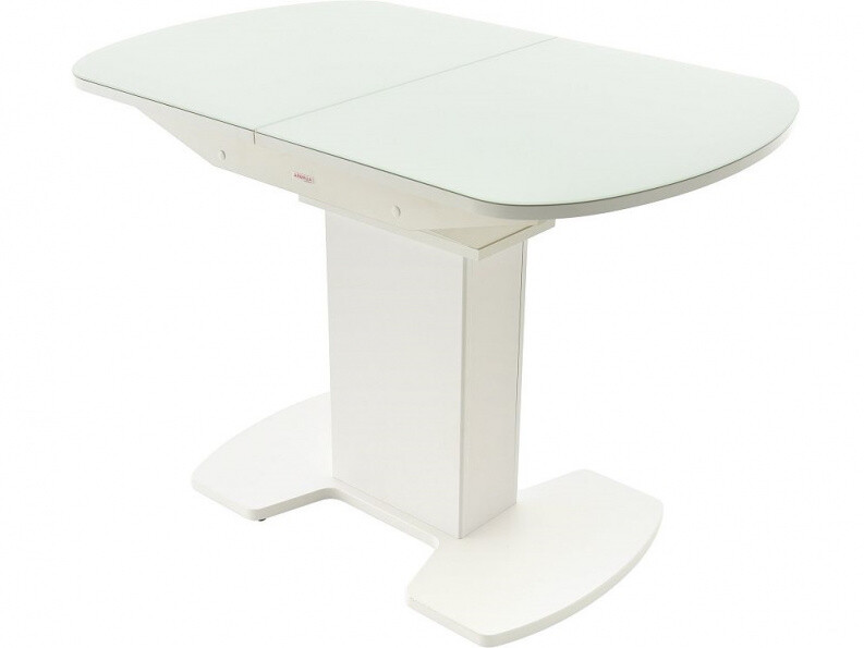 Обеденный стол раздвижной 142/110х70 см белый &quot;Корсика Opti&quot;