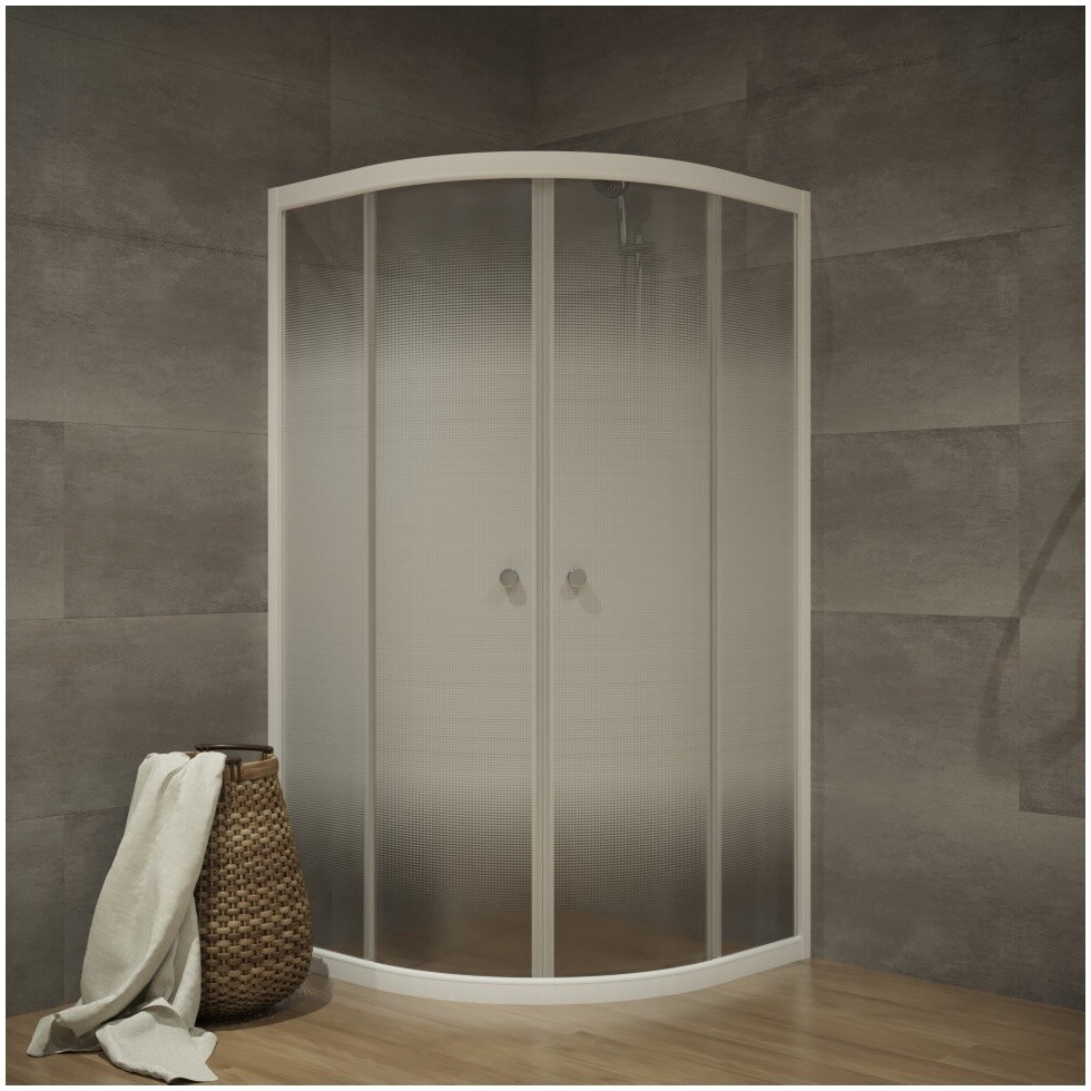 Душевой уголок 90х90 см белый Triton "Лайт" Щ0000064835 - изображение 8