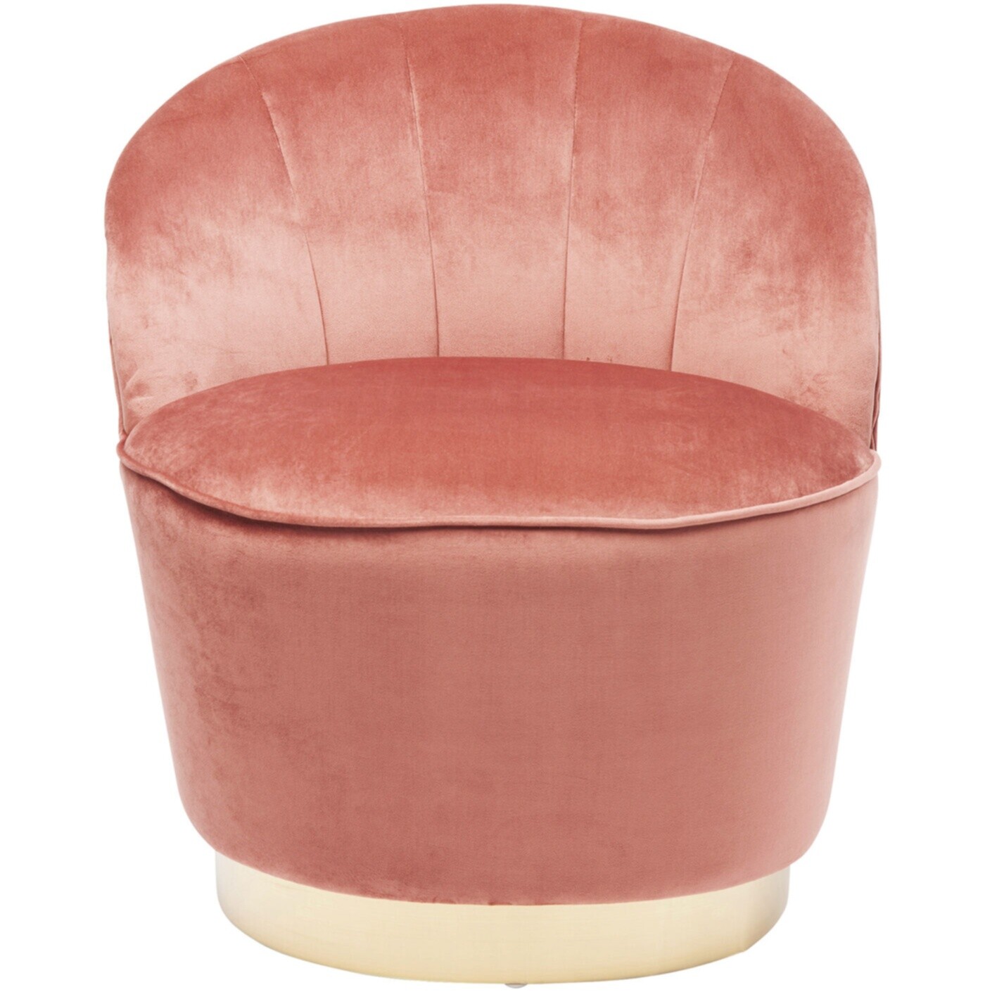 Кресло круглое будуарное розовое Cherry 84069