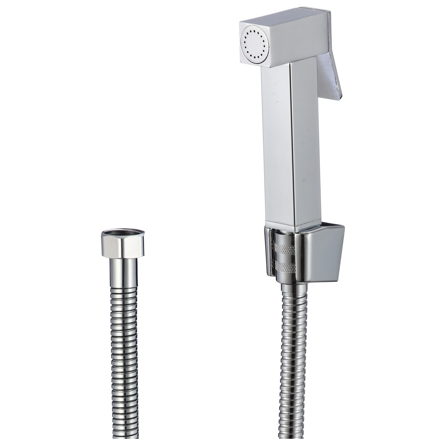 Гигиенический душ с держателем и шлангом хром D-Lin D61044