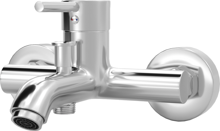 Смеситель для ванны с душем хром Mega Didim MG-CM103 - изображение 6