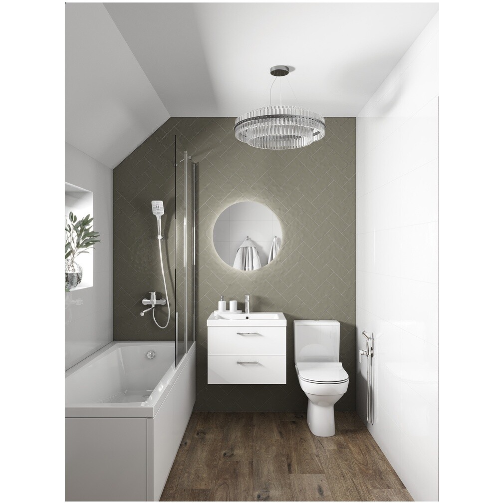 Экран для ванны фронтальный 150 см белый Cersanit Nature 64255 - изображение 4