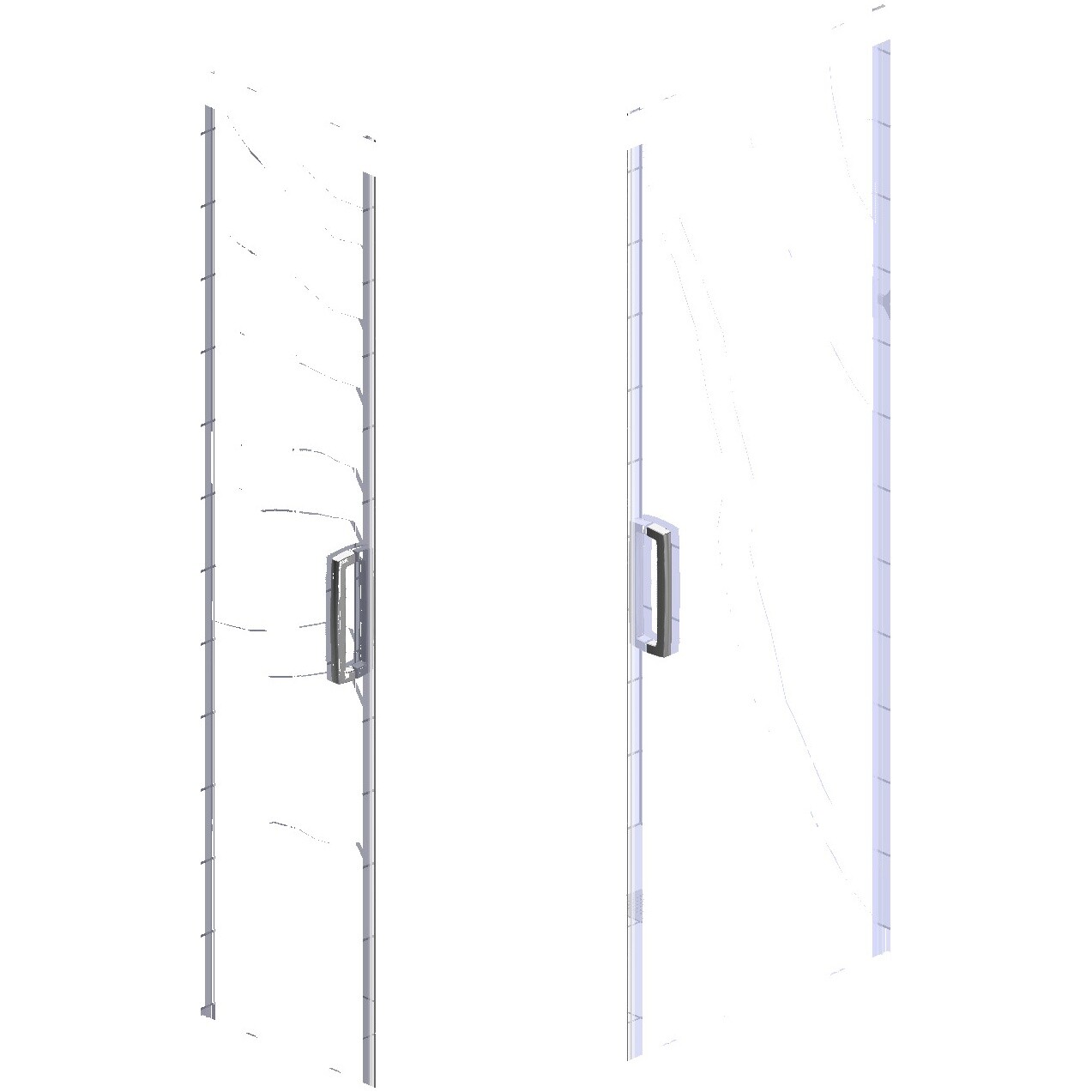 Душевой уголок 140х80 см черный матовый, стекло матовое Stworki "Карлстад" - изображение 42