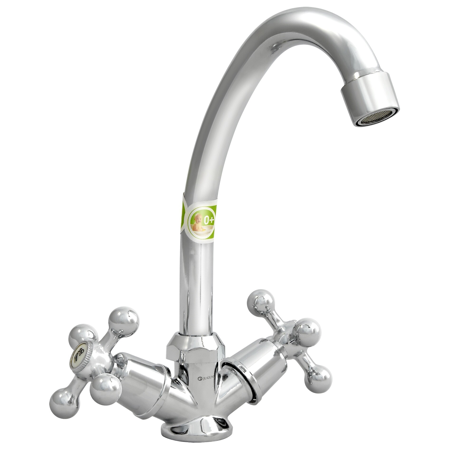 Смеситель для кухни двухвентильный хром Juguni Aquarius JGN0440 0402.658