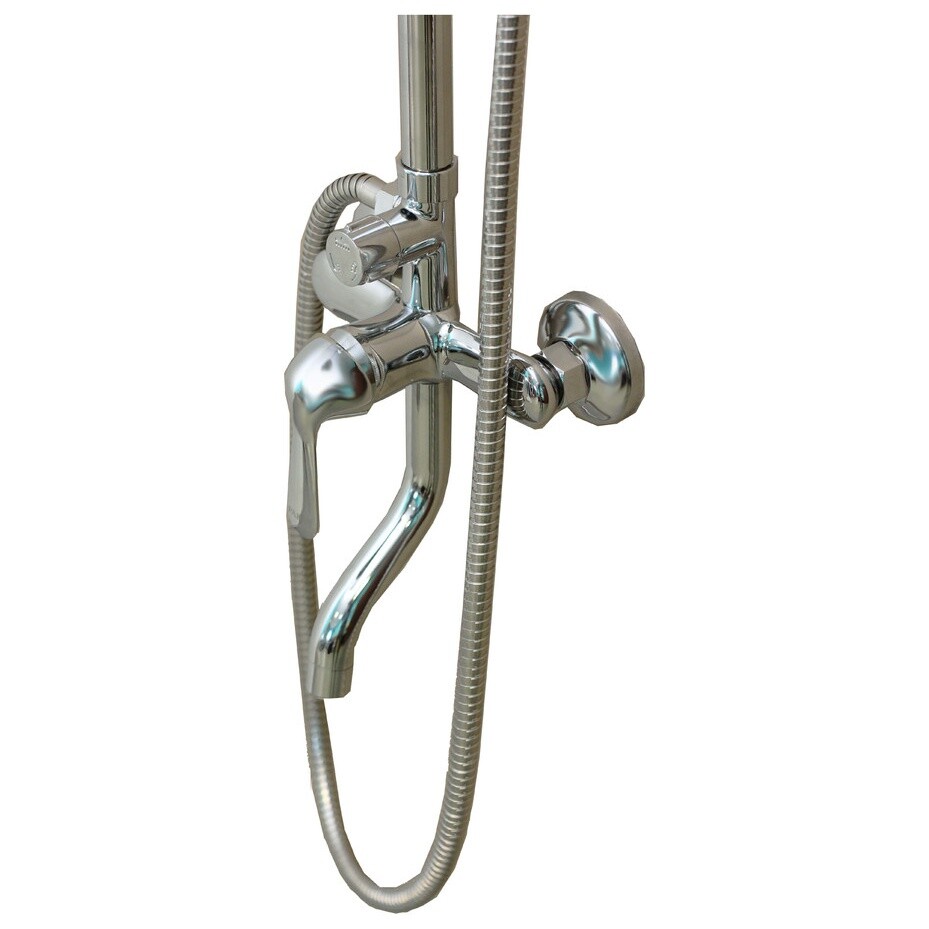 Душевая стойка с верхним душем и лейкой хром Boch Mann Eco BM7225 - изображение 4