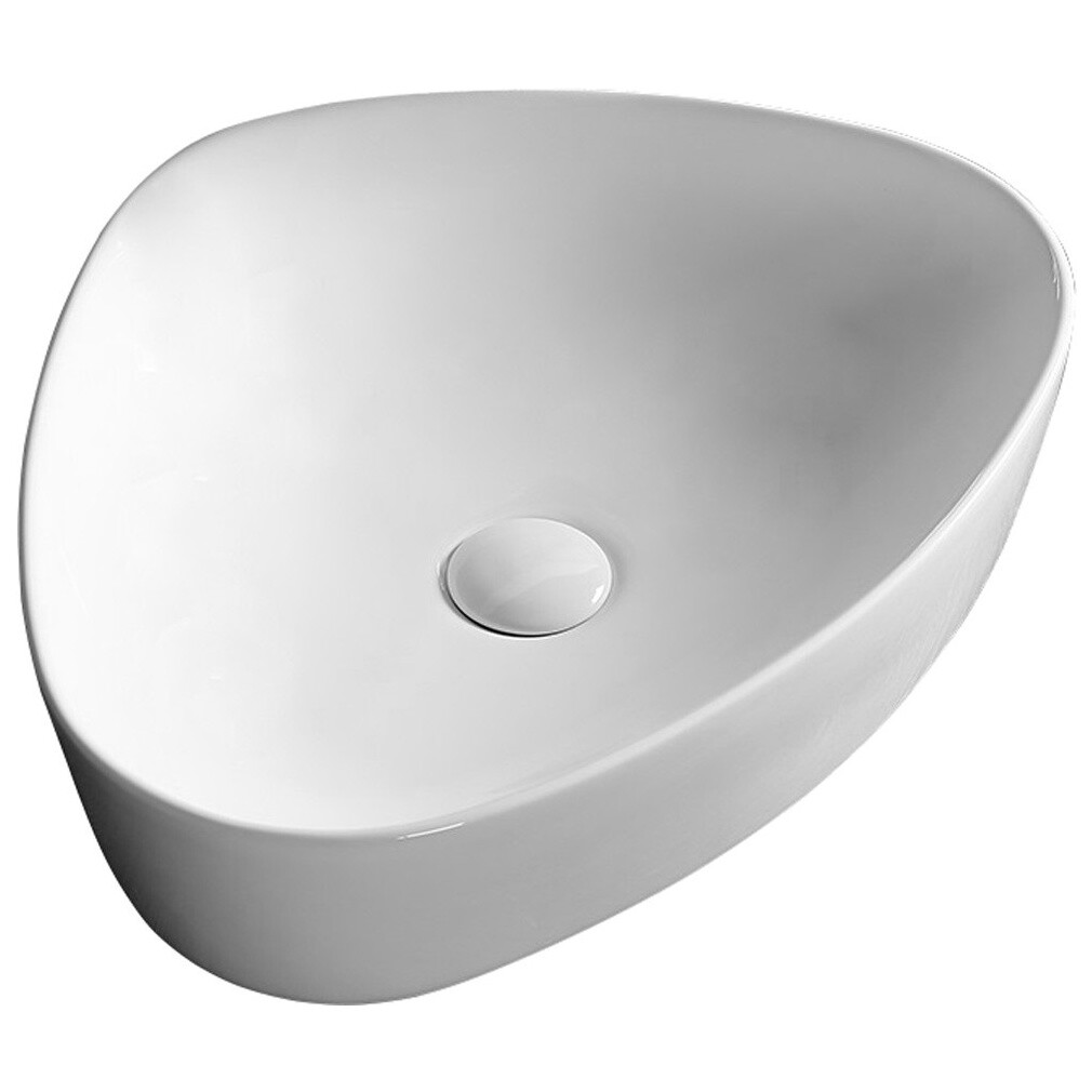 Раковина фарфоровая треугольная 41х51 см белая Cerutti SPA CR0089