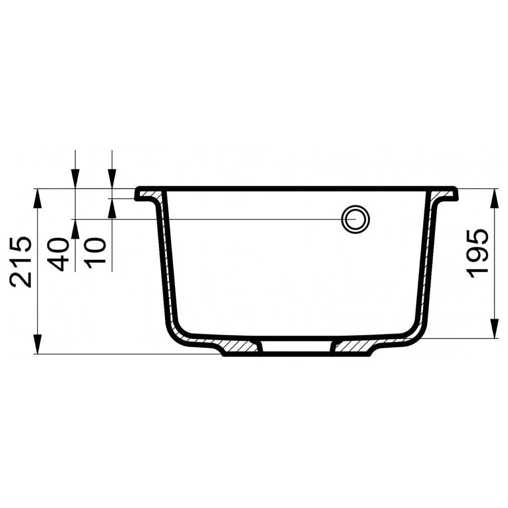 Мойка кухонная серый металлик Milacio Murcia 42 Cuarzo MC.77043 - изображение 4