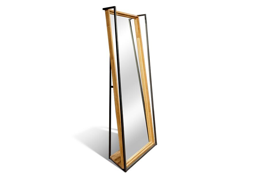 Зеркало напольное светло-коричневое Cube Design