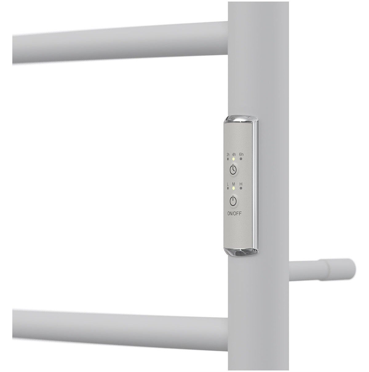 Полотенцесушитель электрический 40х60 см с диммером справа белый Point "Афина" PN04846PW П3 - изображение 4