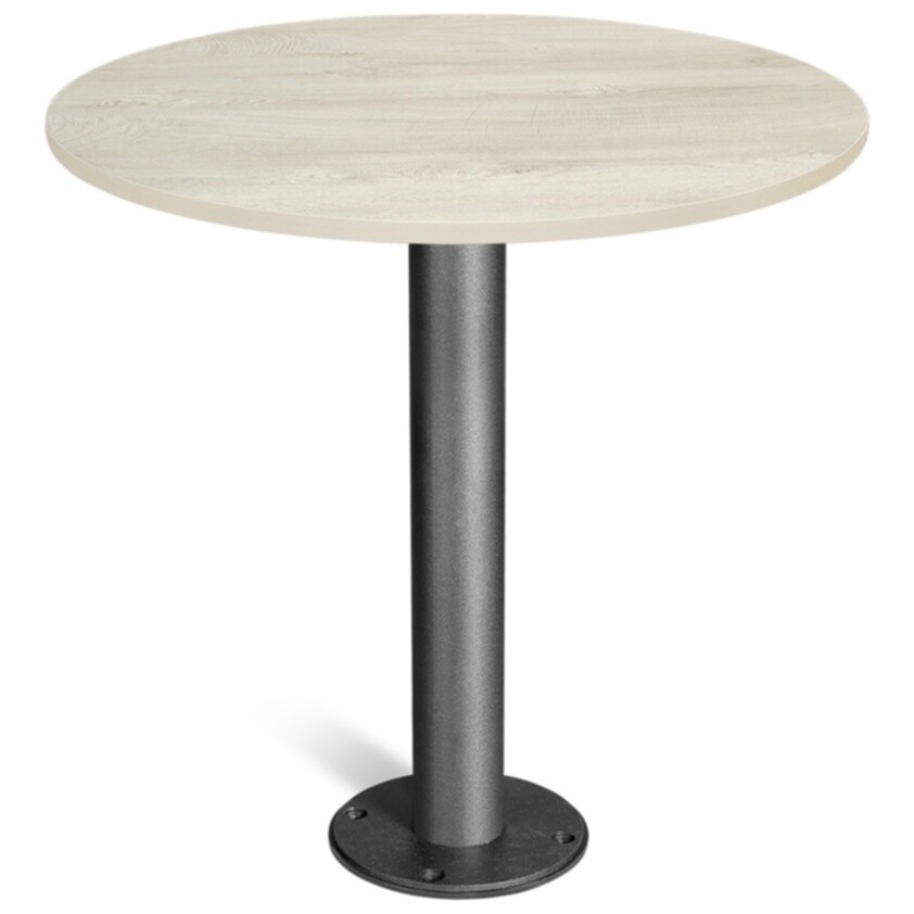 Обеденный стол круглый белый 80 см T13