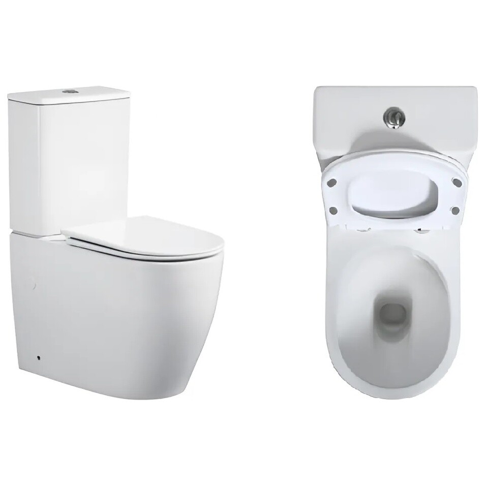 Унитаз напольный безободковый белый Cerutti SPA Vince Tornado CT10373 - изображение 4