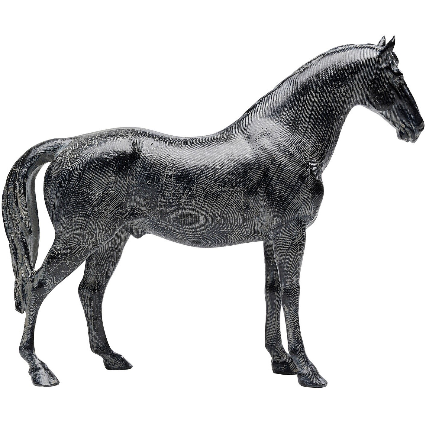 Статуэтка декоративная черный Proud Horse