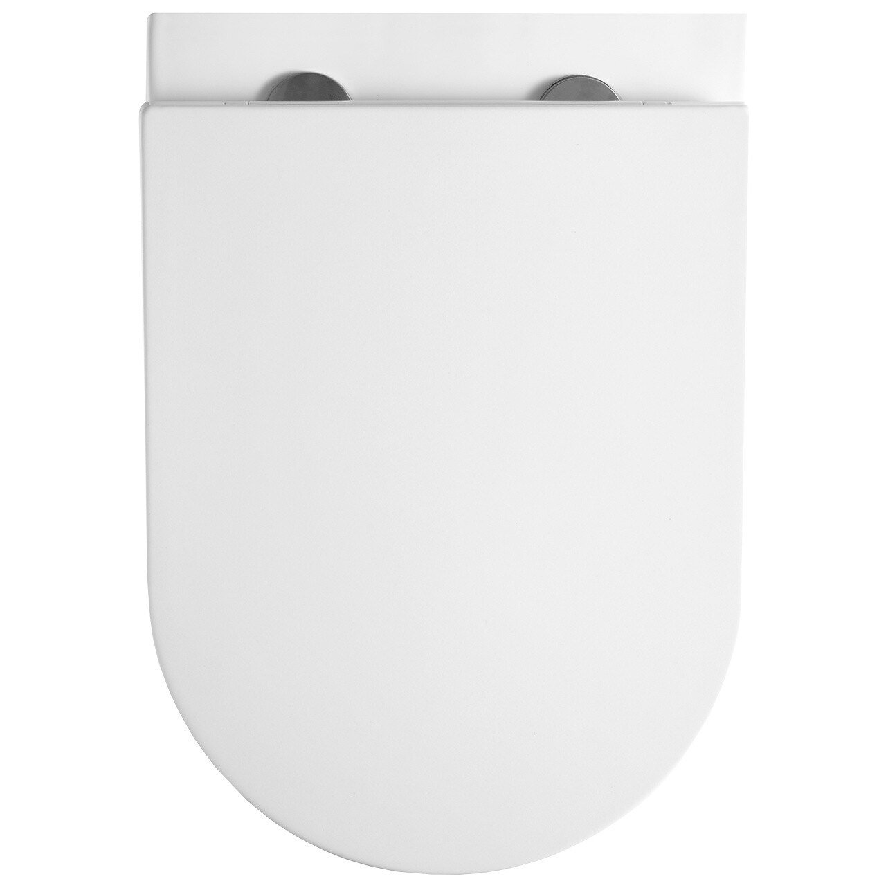 Унитаз подвеснойбезободковый с сиденьем микролифт белый Point "Деметра" PN41121 - изображение 5