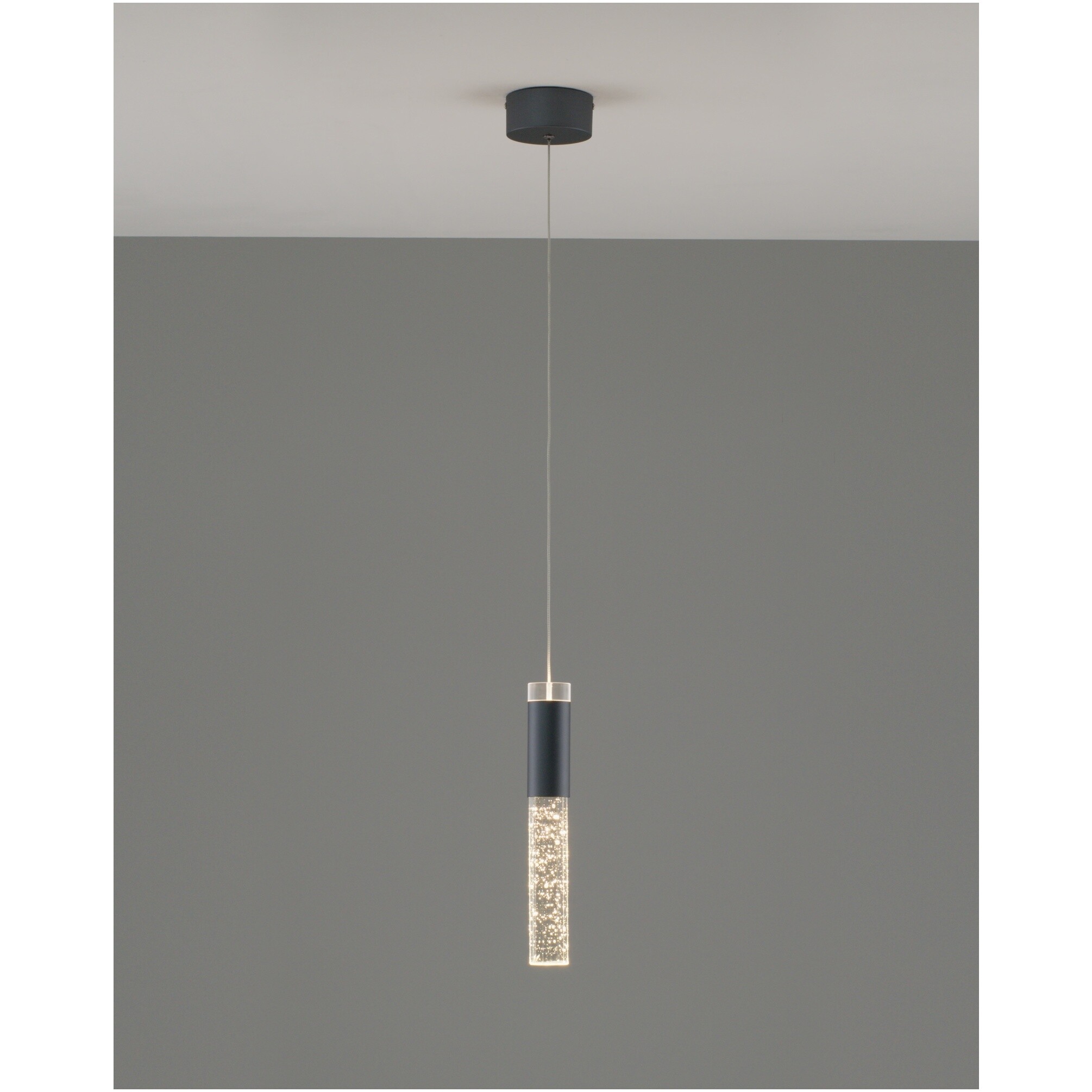 Подвесной светильник светодиодный серый, белый Ran V10898-PL
