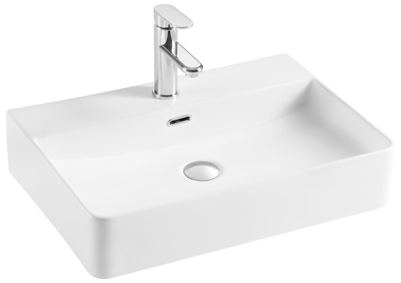 Раковина накладная прямоугольная белая Aquatek AQ3241-00