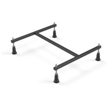 Рама для ванны стальная 160-170 см черная Cersanit Universal K-RW-UNIVERSAL*160-170