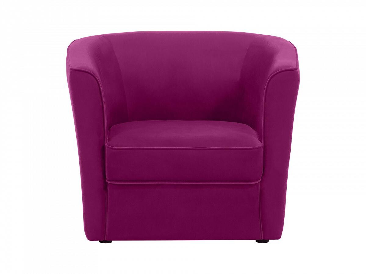 Кресло с мягкими подлокотниками фиолетовое California