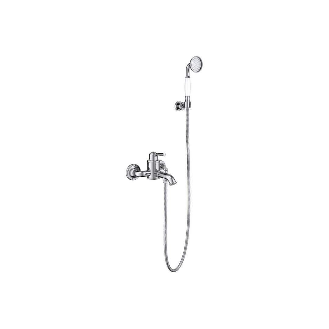 Душевой комплект со смесителем для ванны хром Aquatek &quot;Классик&quot; AQ1549CR