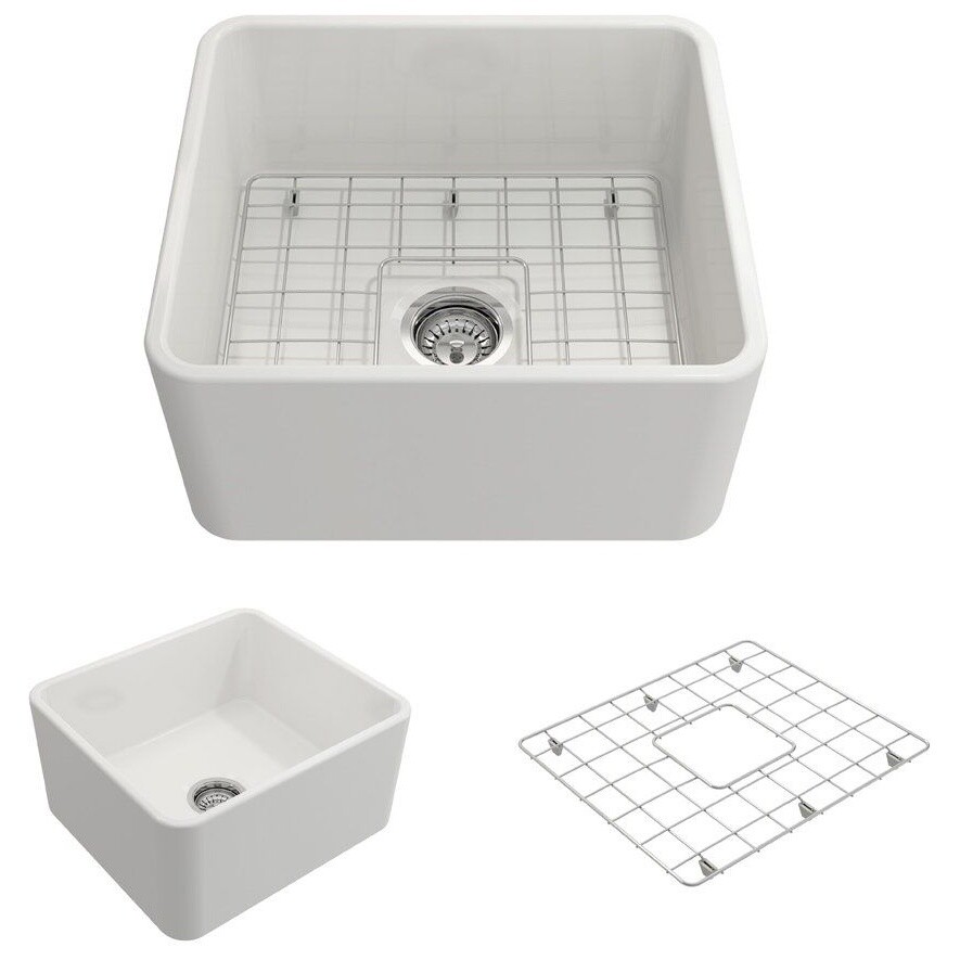 Мойка кухонная фарфоровая белая Bocchi Lavetto 1136-001-0120-03 - изображение 7