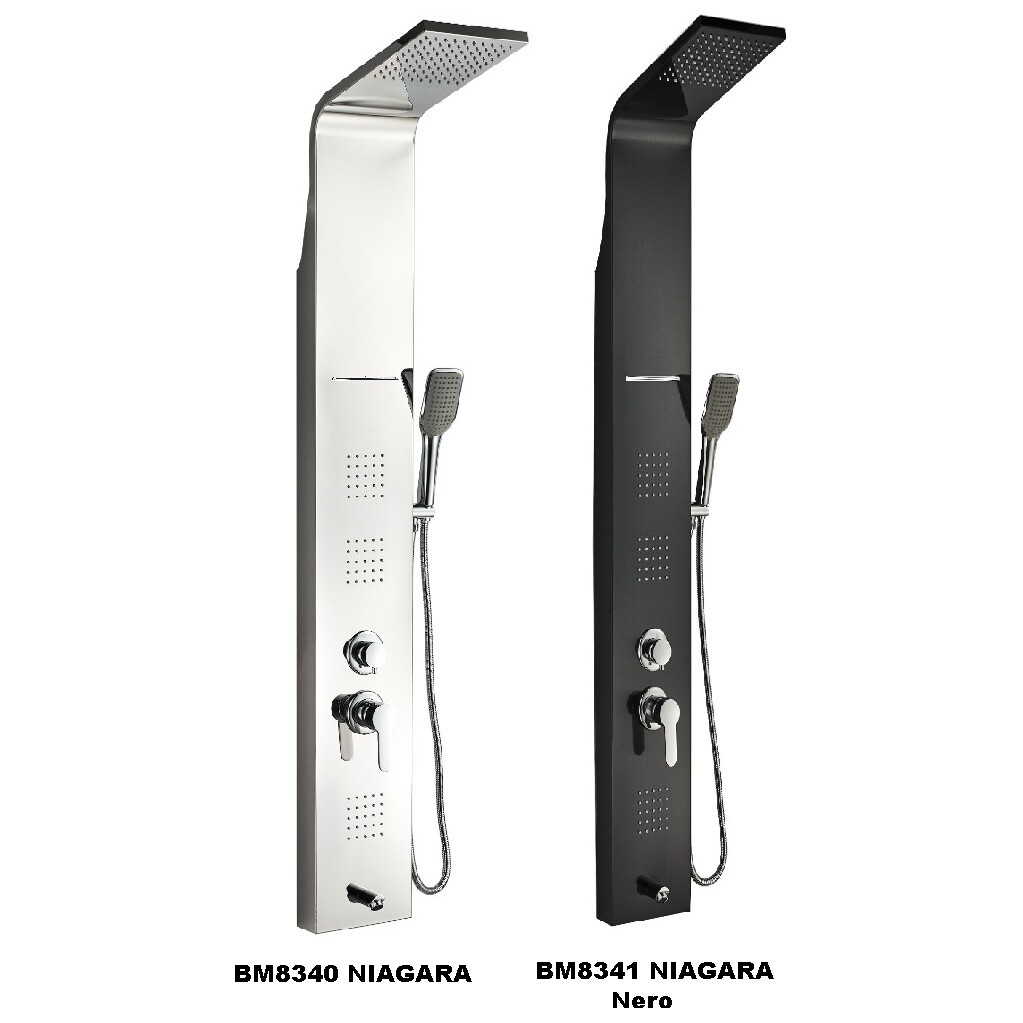 Душевая панель с гидромассажем 150х20 см хром Boch Mann Niagara BM8340 - изображение 9