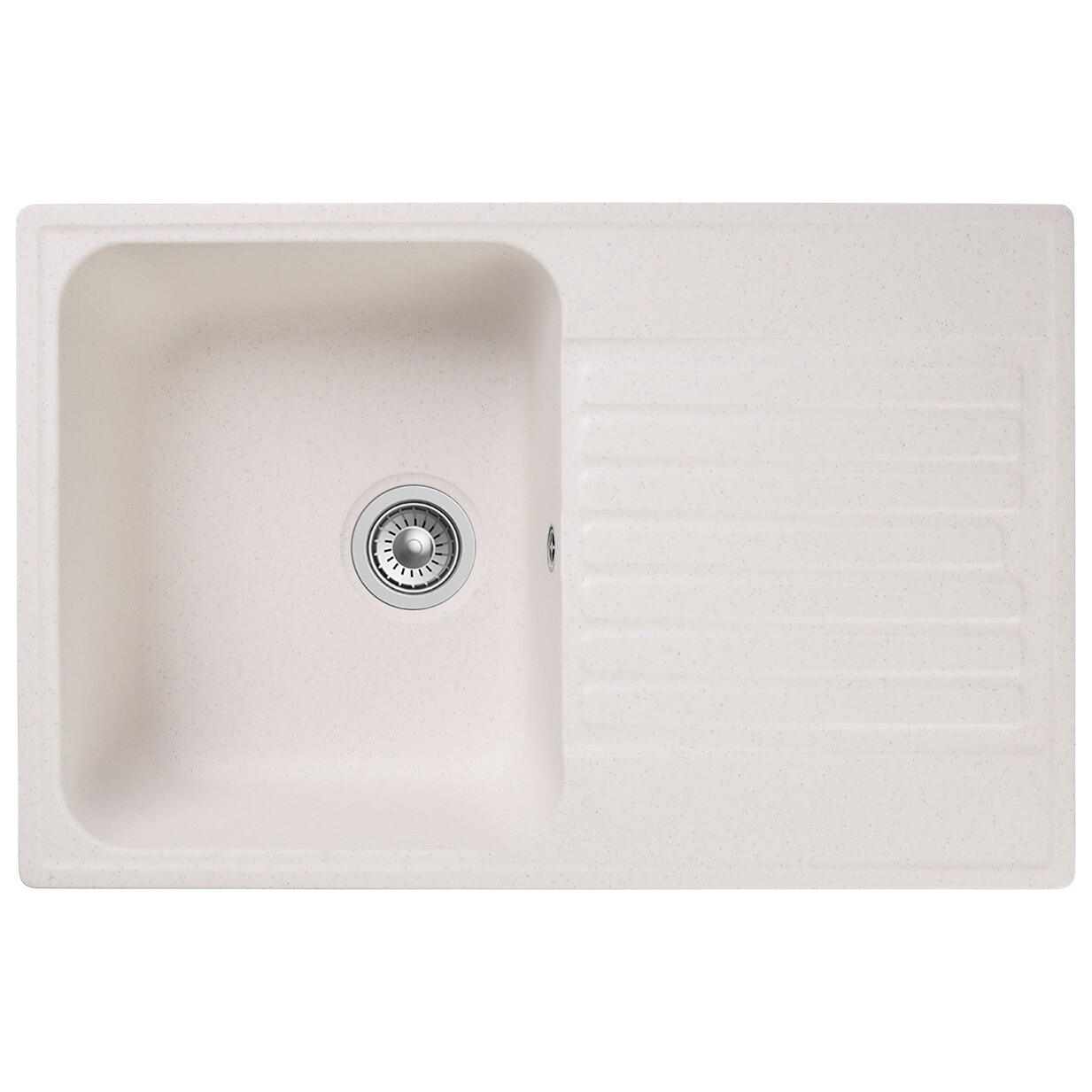 Мойка кухонная белая Reflection Bolero RF0574WH - изображение 5