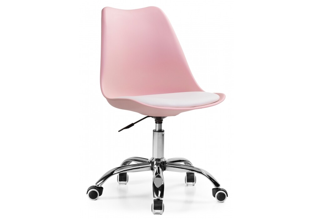 Кресло компьютерное розовое Kolin