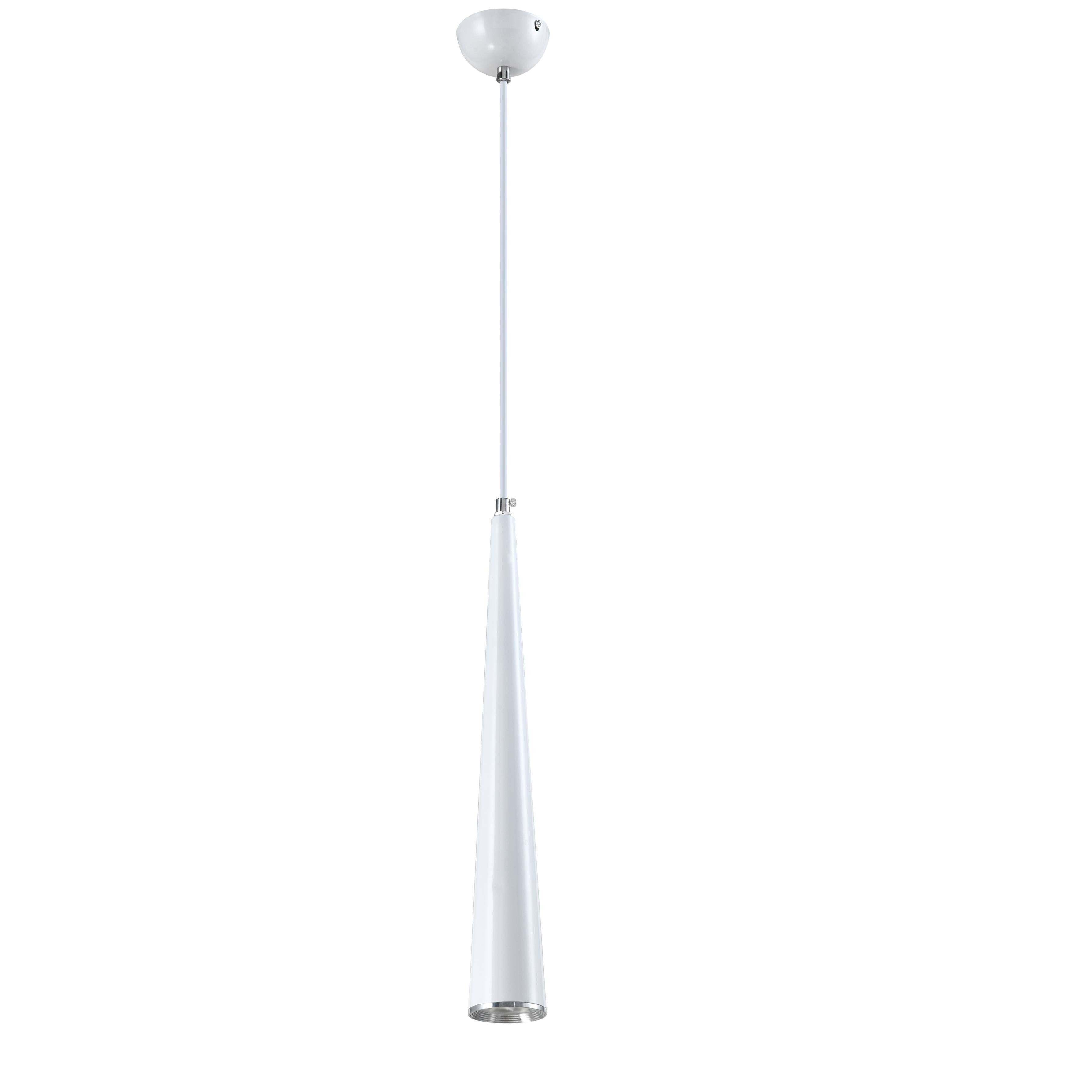 Светильник подвесной светодиодный белый, хром V2351-PL Epoch