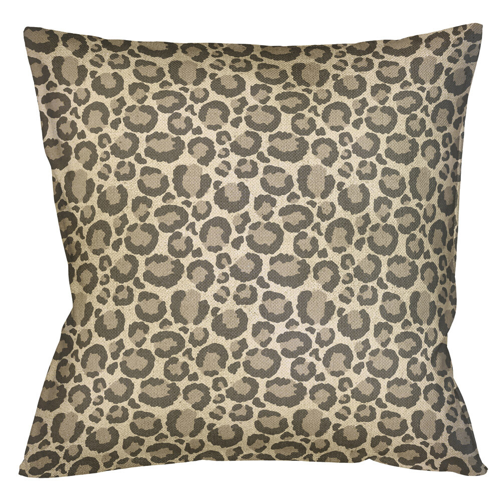 Интерьерная подушка «Леопард» (беж)